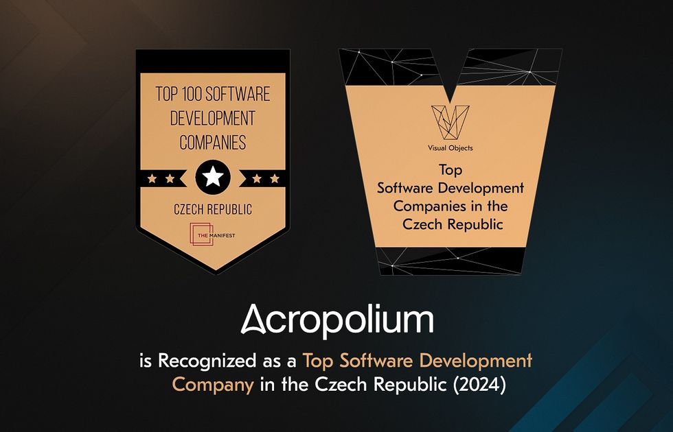Acropolium Rated as Top Software Developers in the Czech Republic: The Manifest & Visual Objects