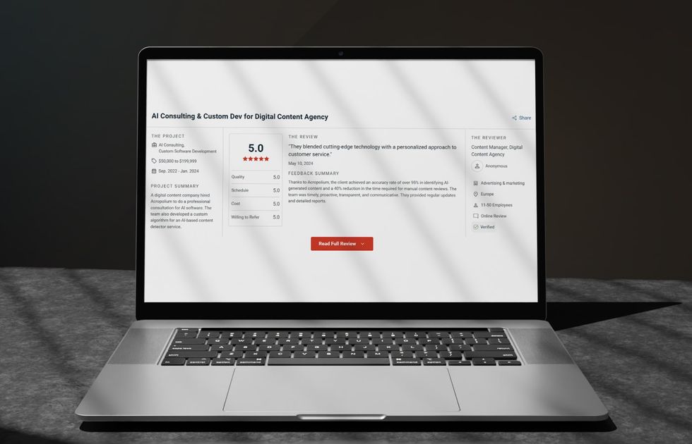Acropolium on the list of top mobile app development companies