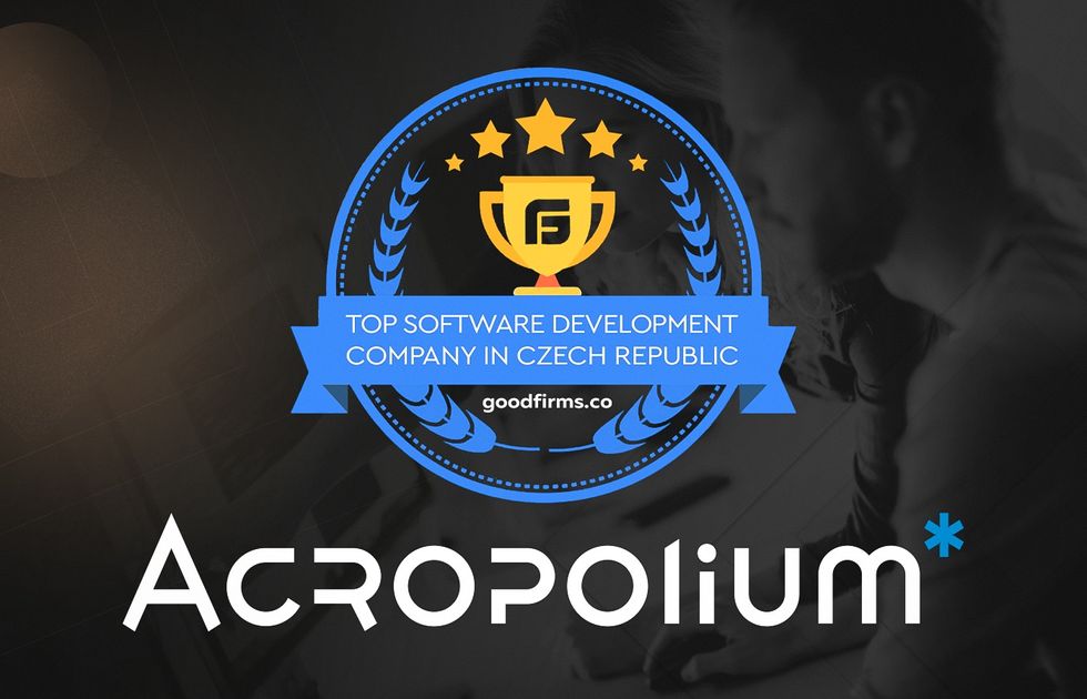 Acropolium is ranked top software development company by GoodFirms
