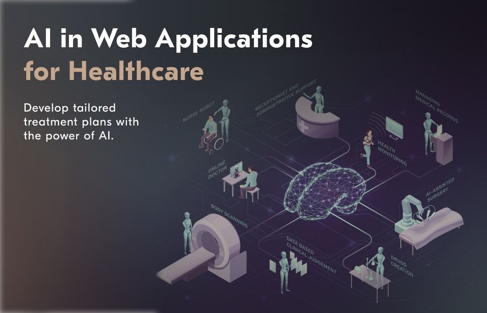 AI-based web development for healthcare