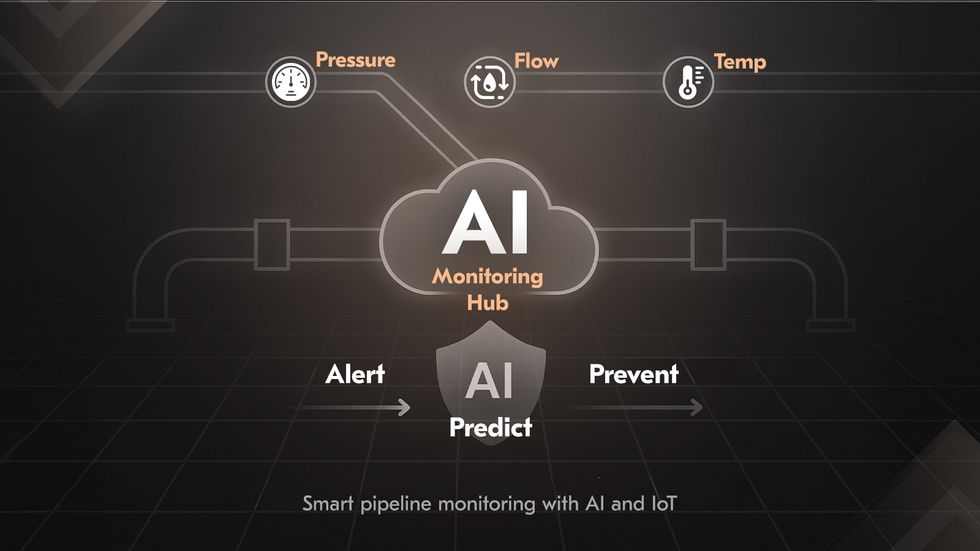 Smart pipeline monitoring visual