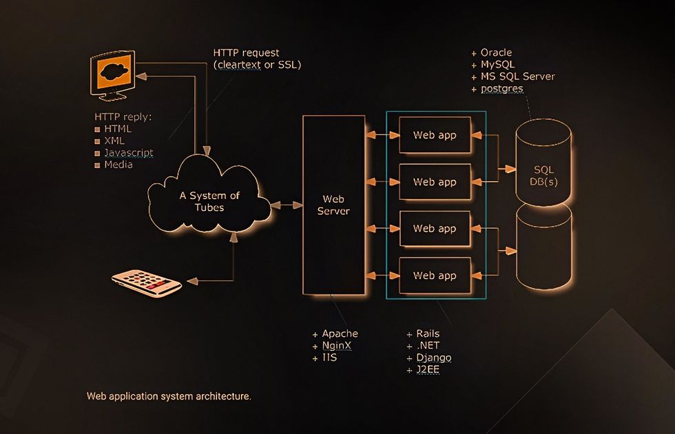 Scalable web application architecture example