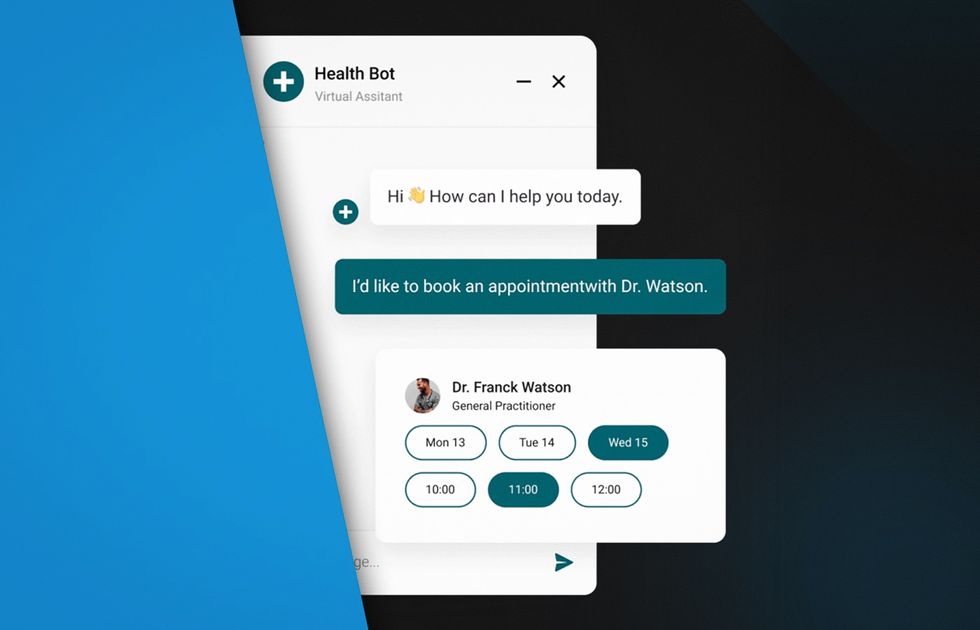 Chatbots for healthcare example