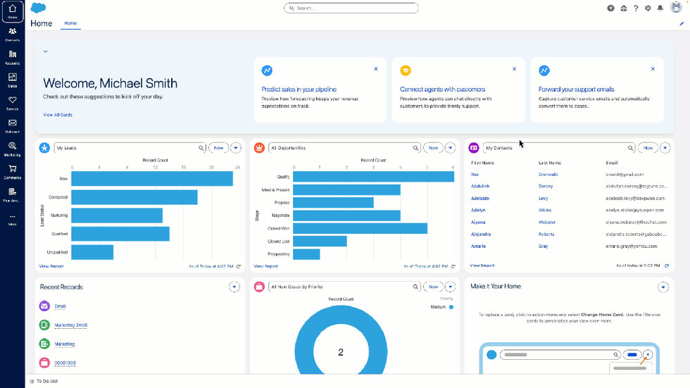 Salesforce Logistics Cloud Interface