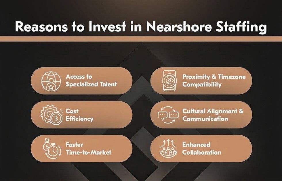 benefits of nearshore staff augmentation services