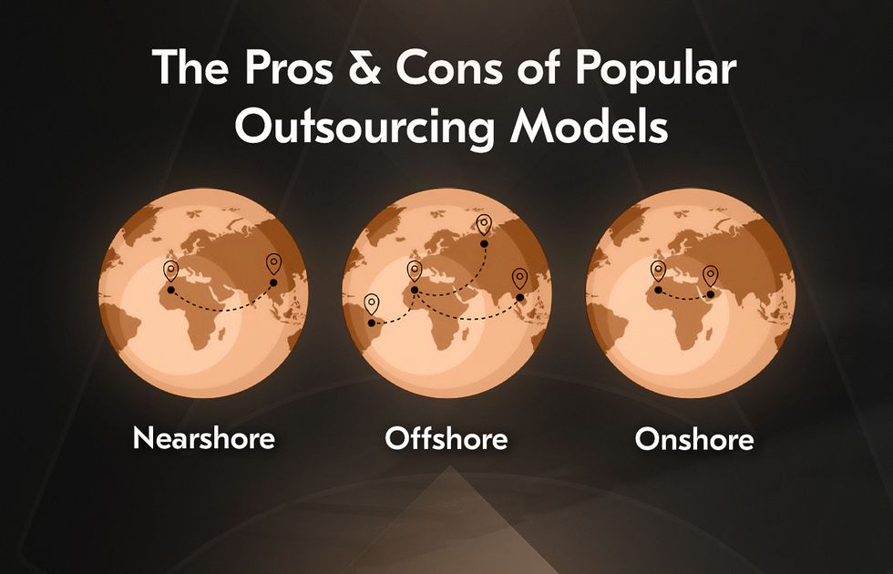 nearshore, onshore, and offshore mobile application development comparison