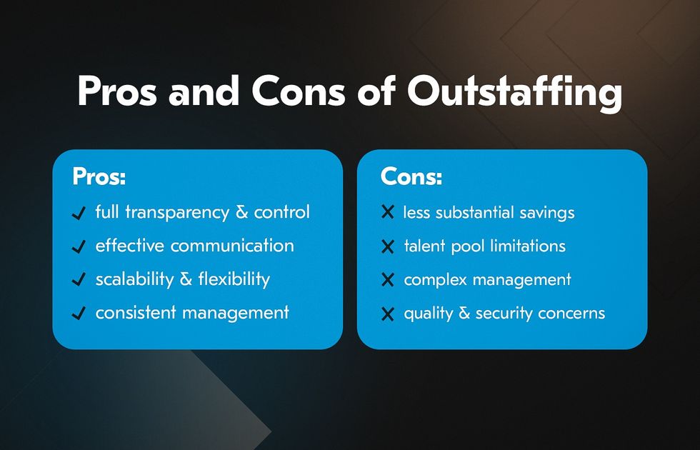 outstaffing model pros and cons