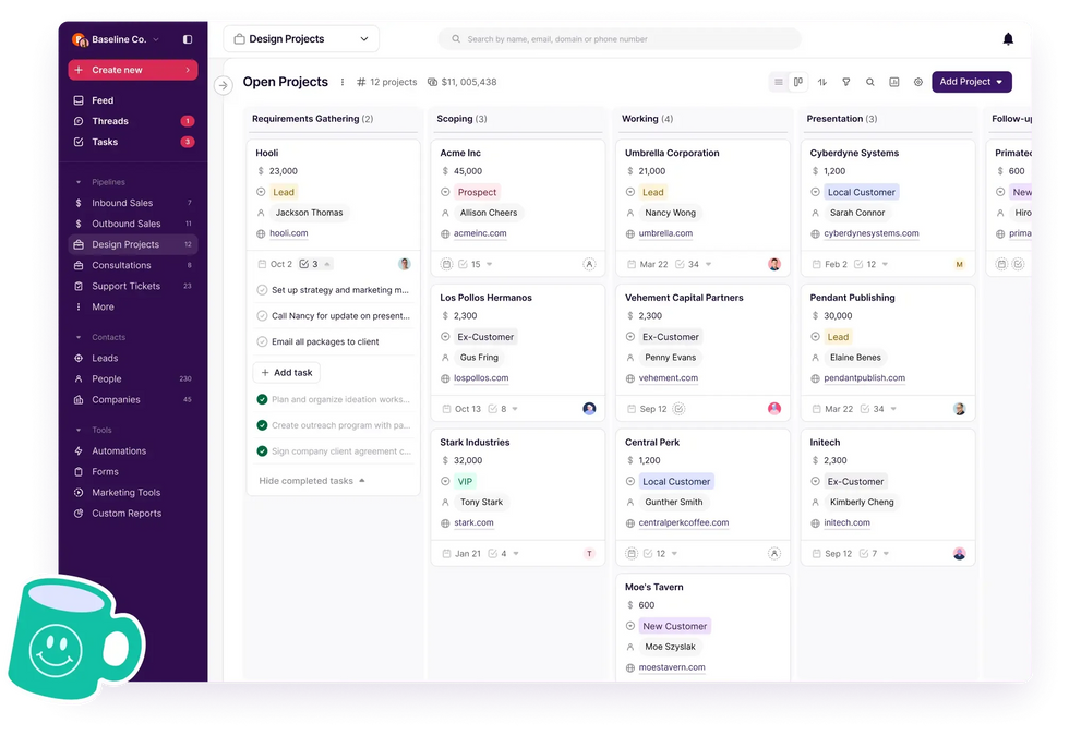 Copper CRM Interface: Example and Overview Copper CRM Interface