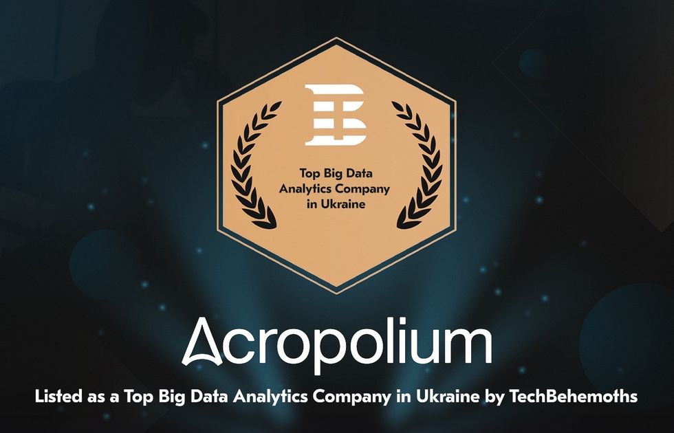 Acropolium named a top big data analytics company in Ukraine by TechBehemoths