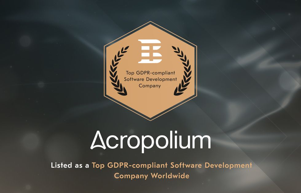 Acropolium is a Top GDPR-compliant Software Development Company