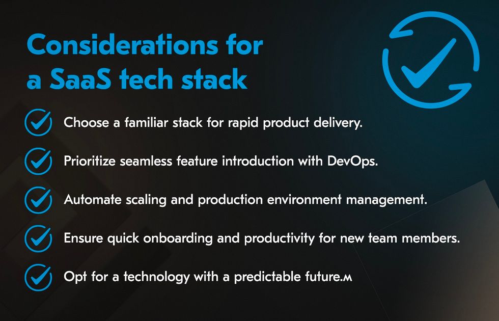 SaaS programming stack considerations