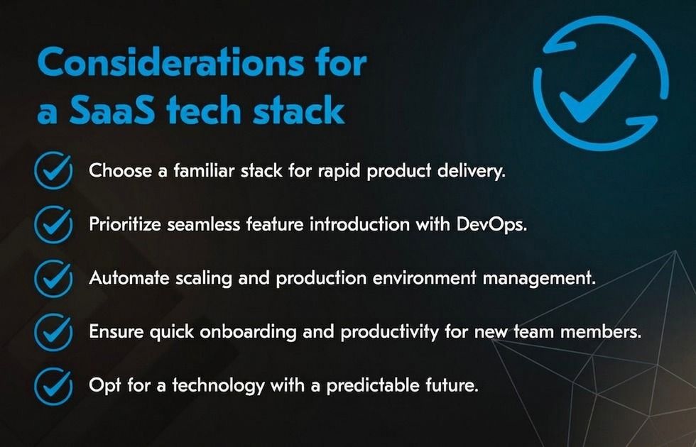 SaaS programming stack considerations