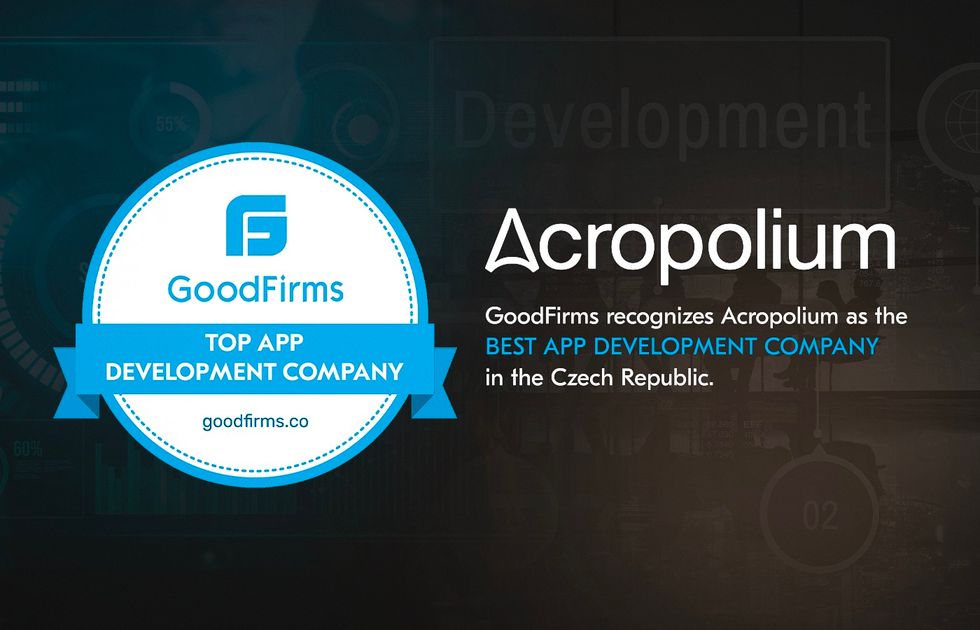 GoodFirms Features Acropolium as a Top App Development Company in the Czech Republic