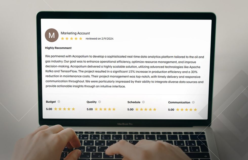 Acropolium acknowledged as a top artificial intelligence company in the Czech Republic