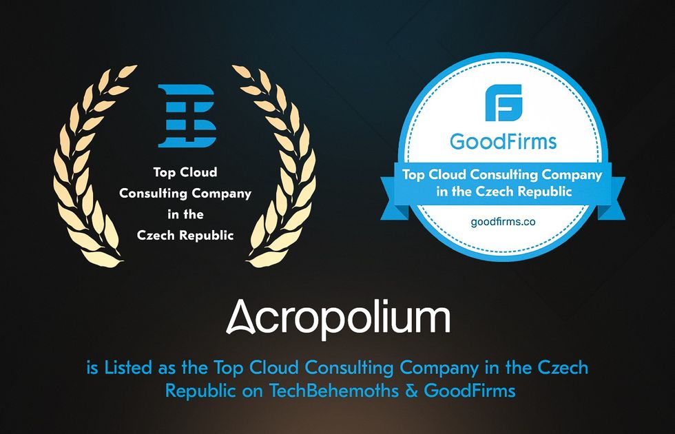 Acropolium is the Top Cloud Consulting Company in the Czech Republic on TechBehemoths & GoodFirms