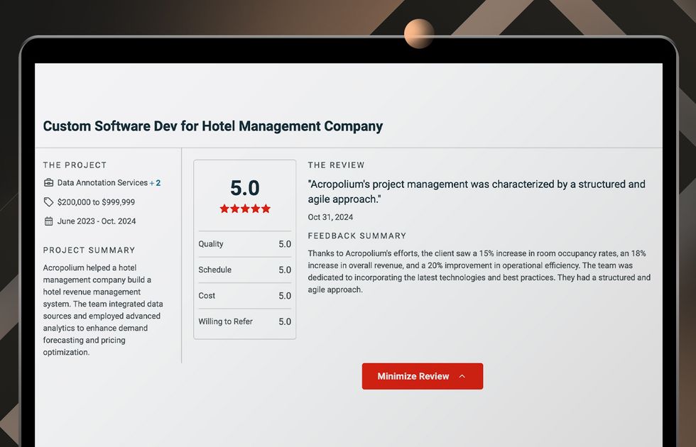 Acropolium named a top custom software development company in Ukraine