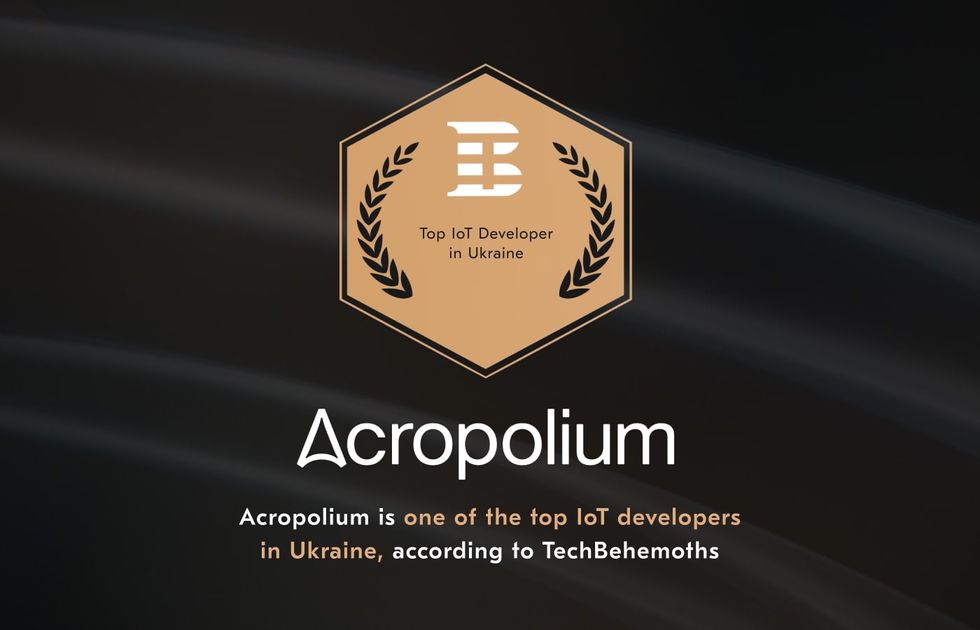 Acropolium is a top IoT development company in Ukraine