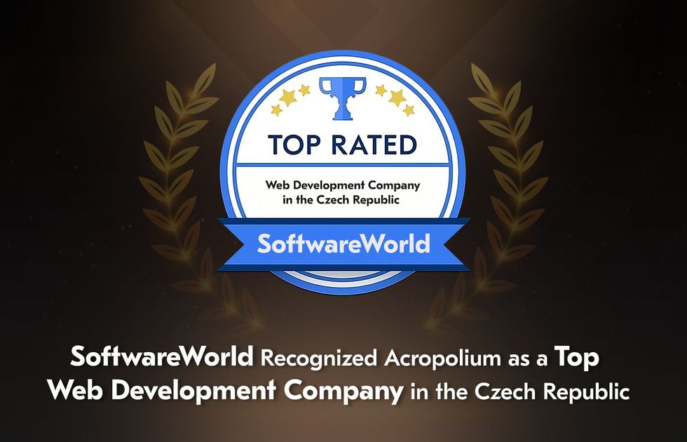 As Acropolium strives to be the best web development company for our clients, we have been featured for our web expertise in the latest evaluation by SoftwareWorld in the Czech Republic. Acropolium recognized as a top web development company