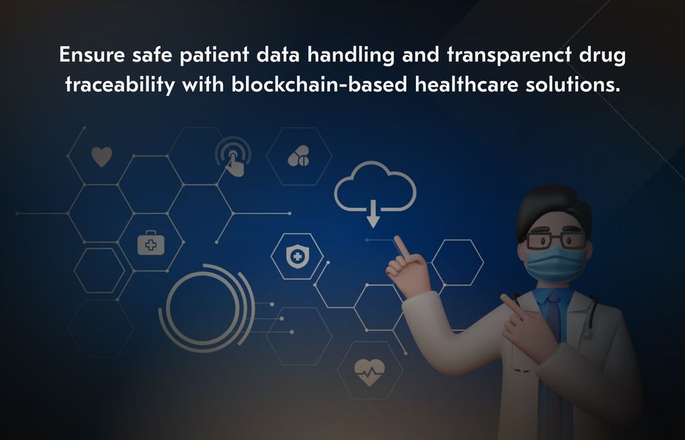 examples of blockchain applications in healthcare business operations