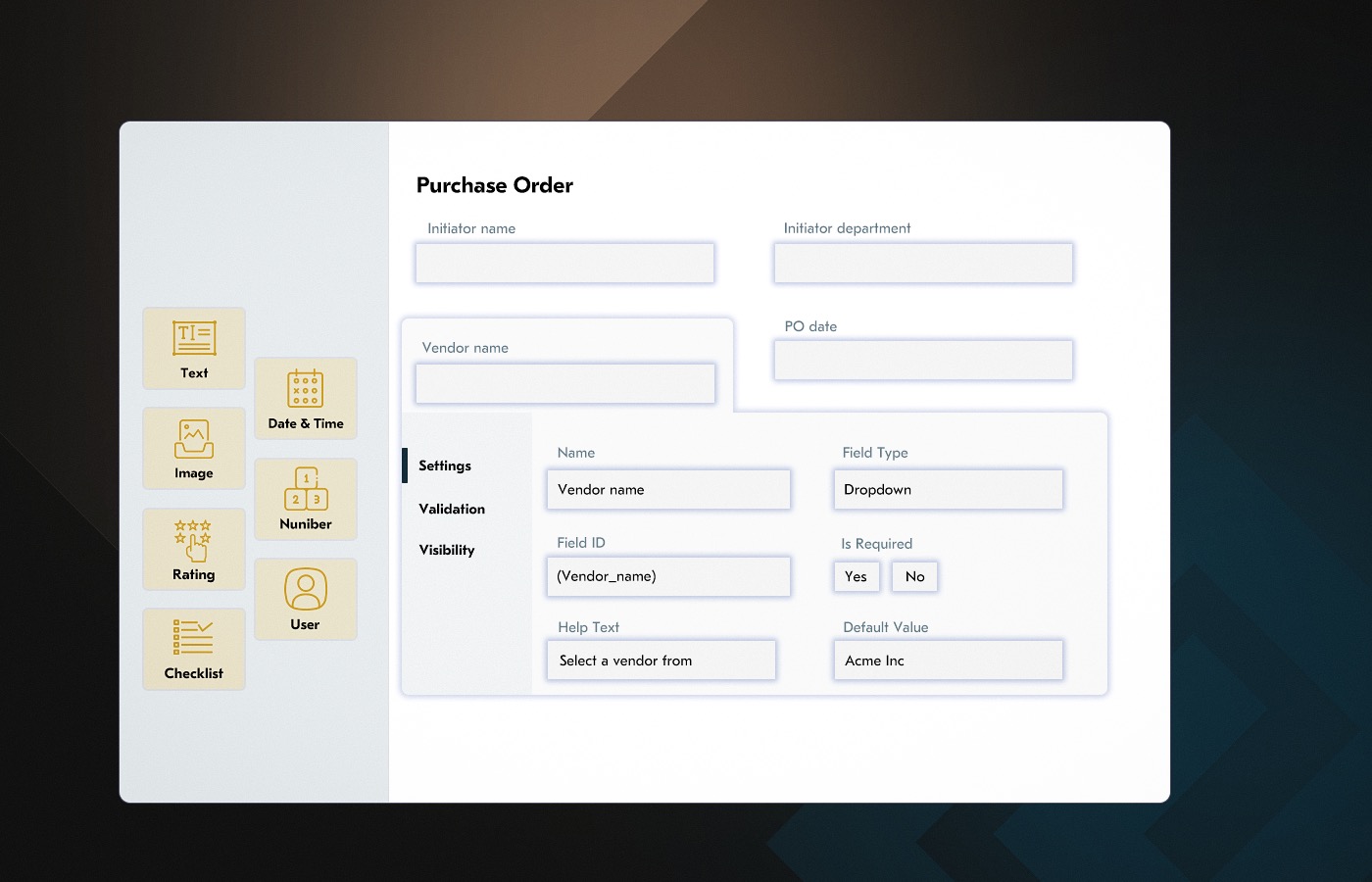 Goals of purchasing software for construction