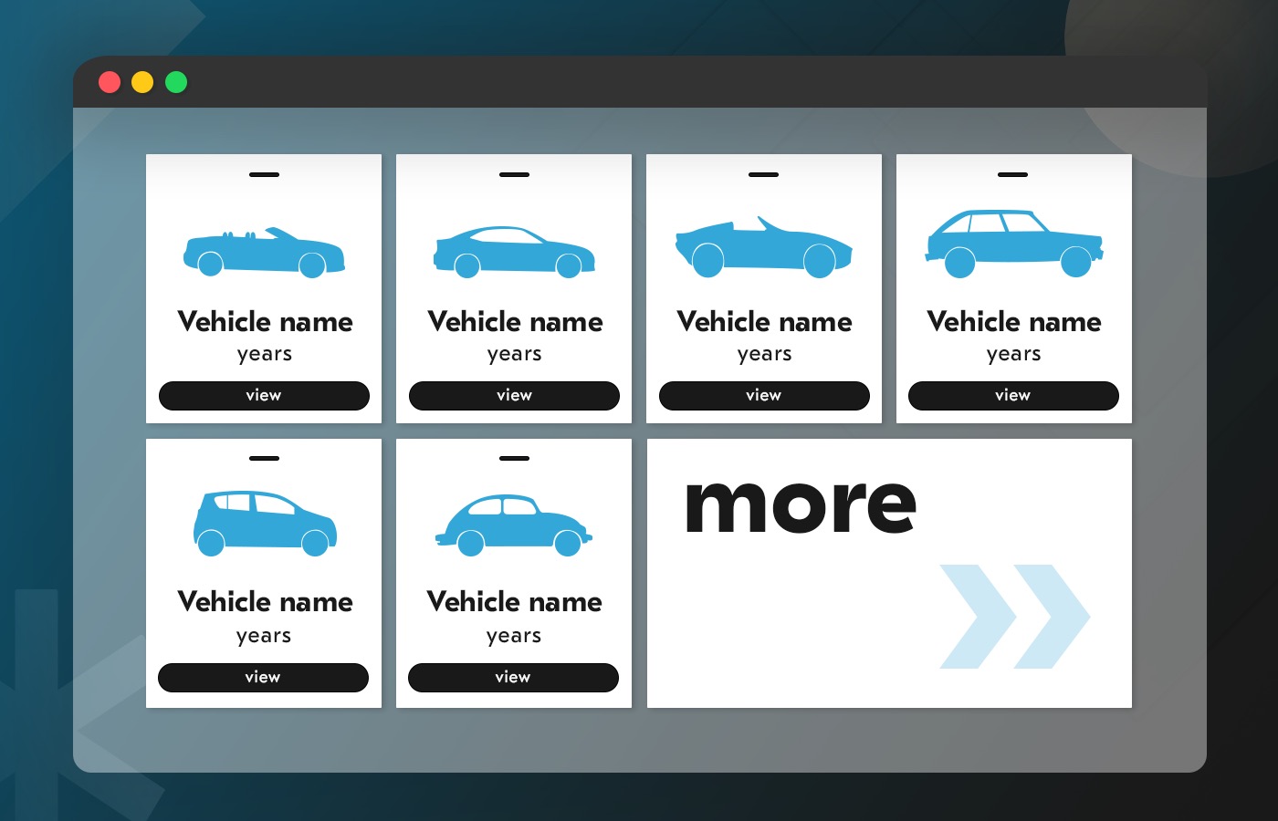 Benchmarking platform development by automotive website provider