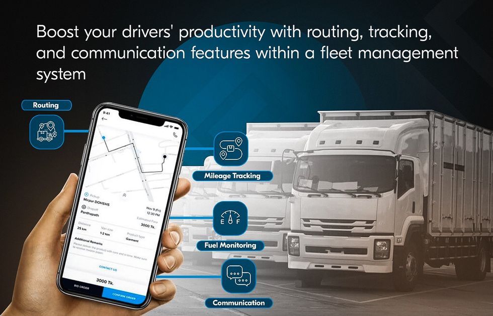fleet maintenance system features for drivers